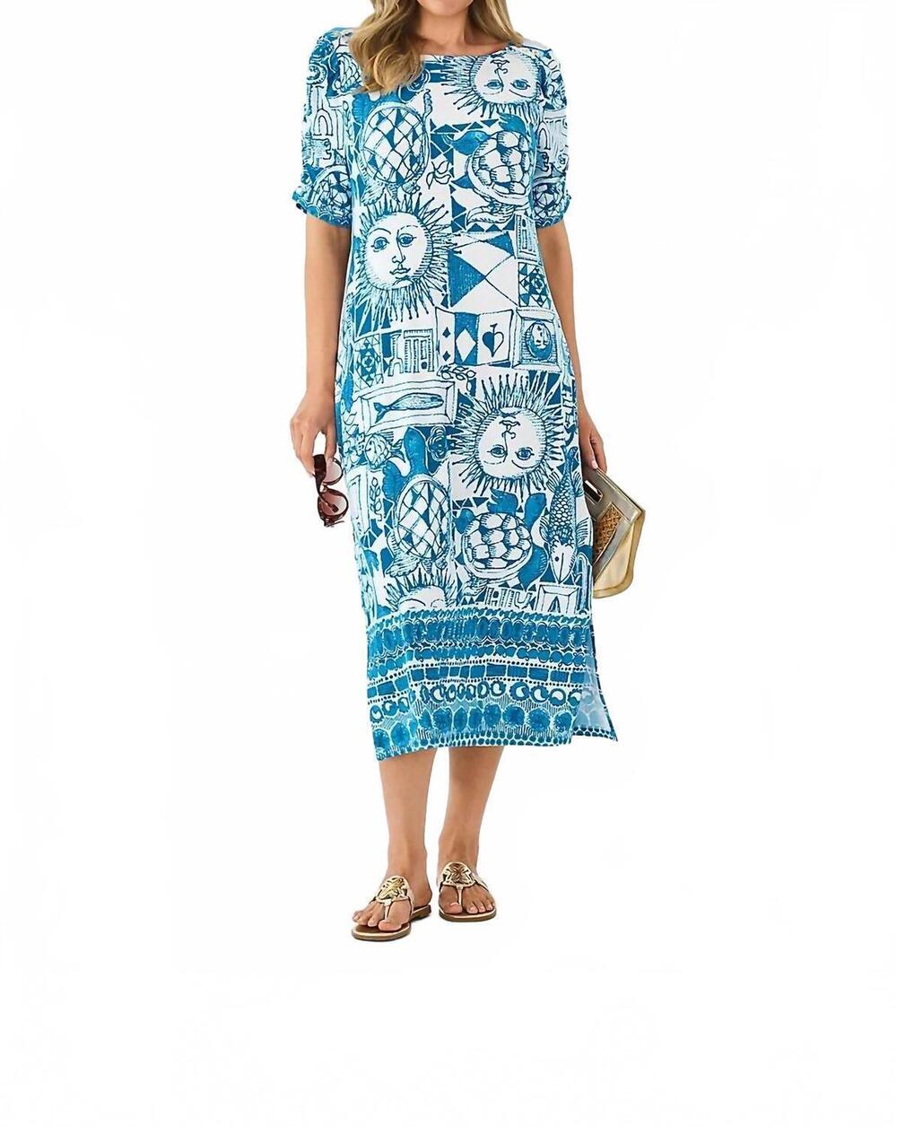 NEW LILLY PULITZER zarah midi dress in resort white oversized harlillyquin engin
